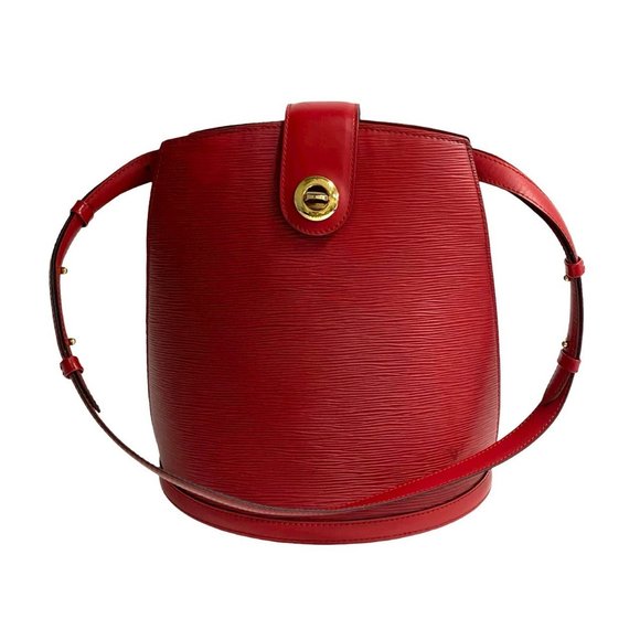 LOUIS VUITTON Red Leather Shoulder Bag - Picture 1 of 9